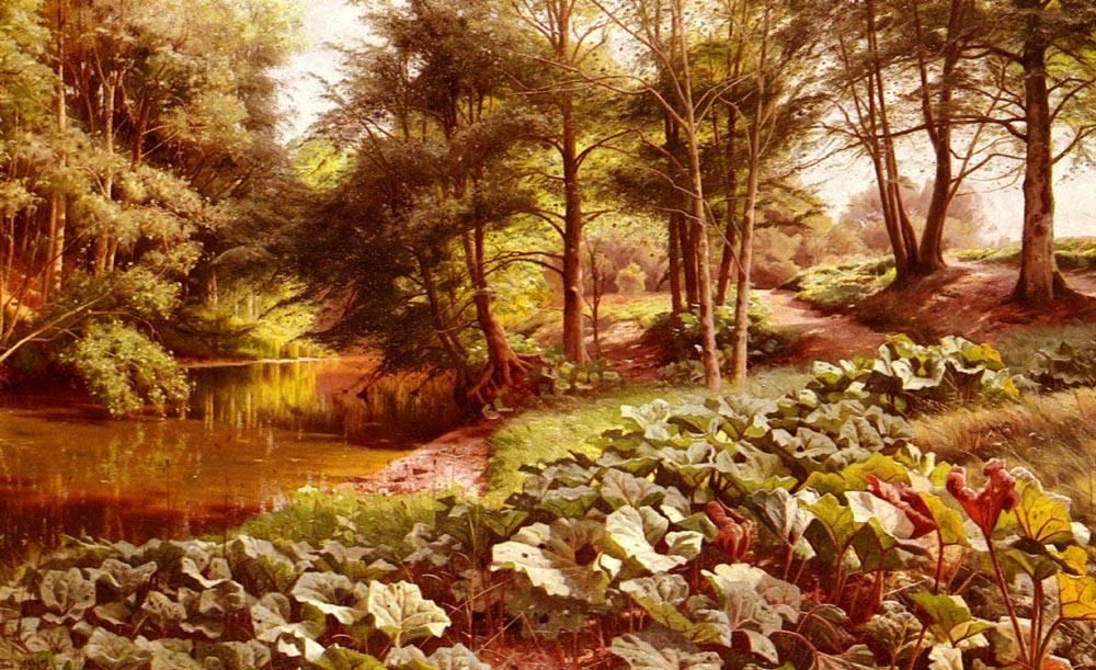 Peder Mork Monsted The Path On The River's Edge